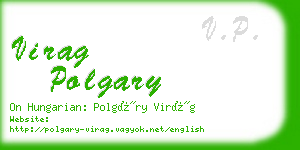 virag polgary business card